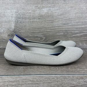 Rothy’s “The Flat” Flax Birdseye Women’s Size 8.5/EU 39 Round Toe Slip On Flats